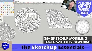 JHS Powerbar  35 Tools for SketchUp  All Explained SketchUp Plugin of the Week 40 [upl. by Asiela532]