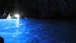 Blue Grotto Grotta Azzurra in Capri island [upl. by Ahtabat136]