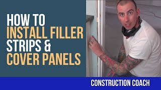 Cabinets 101 How to install Filler Strips amp Cover Panels  DIY [upl. by Ynnel233]