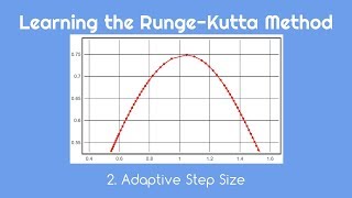 Learning the RungeKutta Method 2 Adaptive Step Size [upl. by Sonitnatsok]