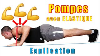 Spécial POMPES avec ELASTIQUES 💪💪  Standards inclinées déclinées tout connaître sur les pompes [upl. by Owen]