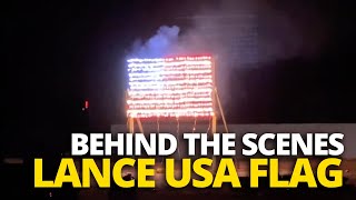 American Flag with Lance Fireworks  WWB 2020 Behind The Scenes [upl. by Traver666]