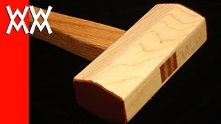 Make a wood mallet A musthave for any woodworker [upl. by Kcirrek]