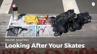 How to Clean Skates  Inline Skating [upl. by Noseyt]