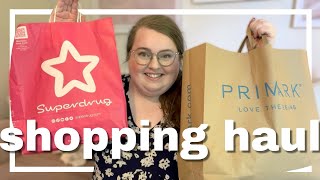 PRIMARK SUPERDRUG amp BOOTS HAUL  plus size fashion try on haul  make up and beauty  2023 [upl. by Natie471]