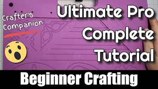 How to use every feature of Crafters Companion Ultimate Pro crafting tool Full tutorial artawry [upl. by Lemor]