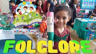 SEMANA DO FOLCLORE NA ESCOLA DA THALIA  Vlog [upl. by Queen]