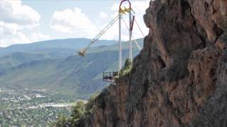 Giant Canyon Swing at Glenwood Caverns [upl. by Allerie]