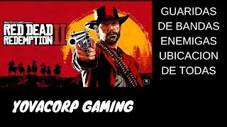 Red Dead Redemption 2 Guaridas de bandas Todas la ubicaciones Explicacion facil [upl. by Kinney]