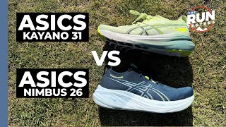 ASICS Gel Kayano 31 vs ASICS Gel Nimbus 26 Three runners test ASICS’ maxcushioned favourites [upl. by Eatnom601]