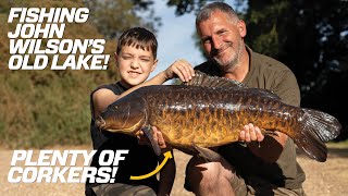 Carp Fishing at John Wilsons Old Lake  NEW SERIES  SPOTLIGHT [upl. by Berns]