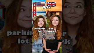 🇬🇧British vs 🇺🇲American English vocabulary amppronunciation vocabulary english shorts learnenglish [upl. by Ahtnams]