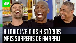 SENSACIONAL Amaral conta HISTÓRIAS HILÁRIAS e FAZ GERAL CHORAR DE RIR RESENHA HISTÓRICA [upl. by Assirat606]