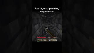 Average mining experience minecraft scliffler [upl. by Anilys]