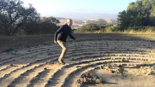 Chartres Labyrinth Hopscotch with Richard Feather Anderson [upl. by Lilia]