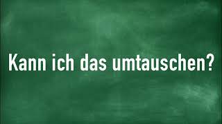 Kann ich das umtauschen [upl. by Tjaden]