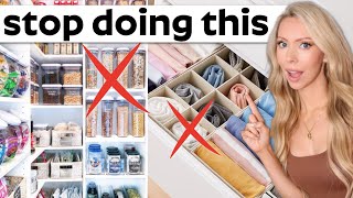 The 10 Biggest ORGANIZATION MISTAKES That Are Keeping Your House Messy [upl. by Sidoney]