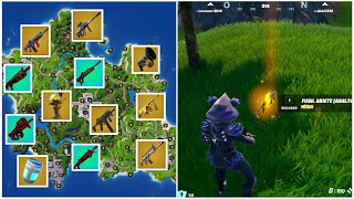 ¡UBICACIÓN TODAS las ARMAS MÍTICAS y EXÓTICAS en FORTNITE RELOAD TEMPORADA 3 [upl. by Herby324]