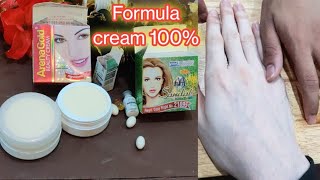 Formula cream for whitening Sandal cream whitening cream formula Clobevate cream Skin whitening [upl. by Odessa]