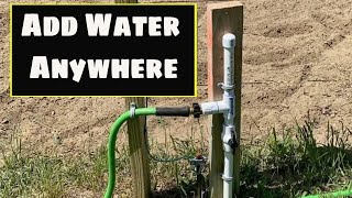 Add a Water Spigot in your Garden [upl. by Kerman]