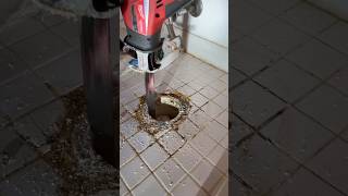 Pvc toilet flange replacement on concrete slab Enjoy 💦 plumbing shortsvideo plumber [upl. by Nyasuh]