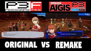 Yukari True Key Original vs Remake  Persona 3 Reload The Answer Episode Aigis [upl. by Chita]