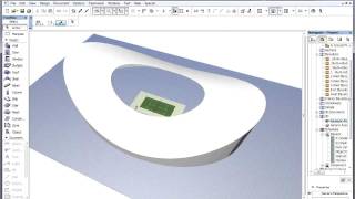 ArchiCAD 15  New Features  The Shell Tool [upl. by Eerb]