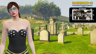 GTA Online Treasure Hunt Clue Pacific Bluffs Graveyard Location [upl. by Anitsrik]