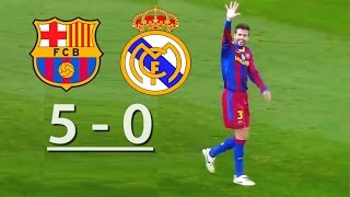 Barcelona vs Real Madrid 50 [upl. by Sigfrid340]