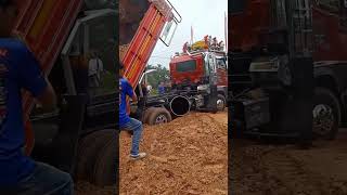 Dump Truck Thailand Viral 11 Million Viewers on Facebook dumptruck truck shorts [upl. by Snevets]