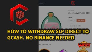 How to cashout  withdraw SLP directly to your GCASH No Binance account needed [upl. by Cressler]