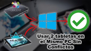 Usar 2 Tabletas de diferentes marca en el Mismo PC sin Problemas [upl. by Elacim5]