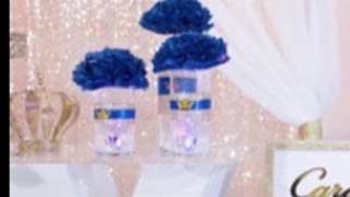 Wilmas baby shower 👶👶DIY Decoraciones Royal blue prince [upl. by Pradeep38]