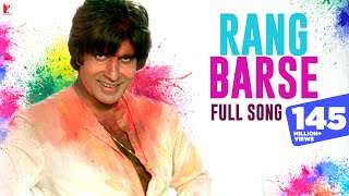 Rang Barse Song  Holi Song  Silsila  Amitabh Bachchan Rekha Sanjeev Jaya  रंग बरसे  होली गीत [upl. by Boyden419]