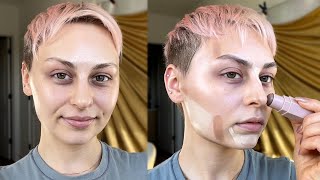 How to make your features more masculine w makeup [upl. by Acinorehs]