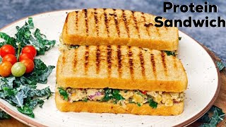 High Protein Veg Sandwich Recipe  Healthy Sandwich Recipe  Bread Snacks  Flavourful Food By Priya [upl. by Bouley]