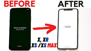 How to Factory Reset iPhone X XR XS XS Max without Password  Reset iPhone without Passcode [upl. by Burhans914]