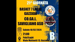 COELSANUS 7 LAGHI GAZZADA VS COGAL SAVIGLIANO ASD [upl. by Materi]