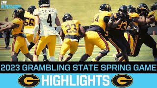 2023 Grambling State Spring Game Highlights  The Bluebloods [upl. by Maiga]