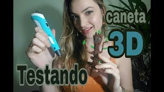 Caneta 3D pode fazer muita coisas legais [upl. by Joellen775]