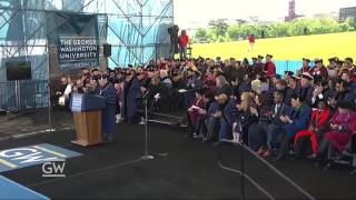 The George Washington University Commencement 2016 [upl. by Irrot]