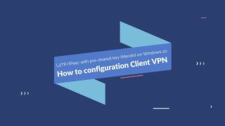 How to configuration Client VPN L2TPIPsec with Preshared key Meraki on Windows 10 [upl. by Fidelia667]