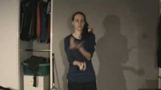 Dubé Juggling Presents 3 Ball Cross Arm Reverse Cascade [upl. by Naima]