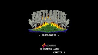 Battlantis バトランティス Arcade  Konami 1987 1 Loop [upl. by Ayalat830]