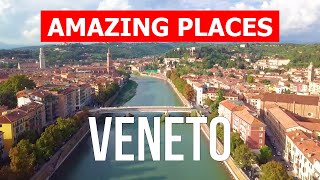 Travel in Veneto  City of Venice Padua Vicenza Verona  4k video  Italy Veneto what to visit [upl. by Nyrol291]