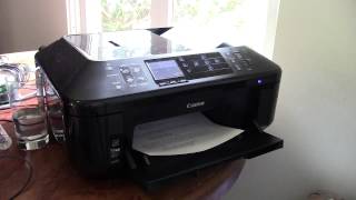 Canon PIXMA MX892 AllinOne Officejet Printer Overview Demo and Review [upl. by Fortier]