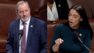 AOC Gets TRIGGERED as This Congressman EXPOSES Her Lies [upl. by Anirhtak]