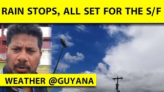 BREAKING RAIN STOPS IN GUYANA  VIKRANT GUPTA [upl. by Aneras753]