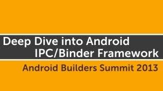 Deep Dive into Android IPCBinder Framework [upl. by Mingche]