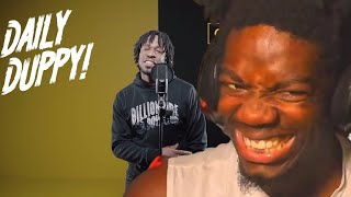 IM OUT IM DONE Avelina  Daily Duppy Official Video Reaction [upl. by Innej]